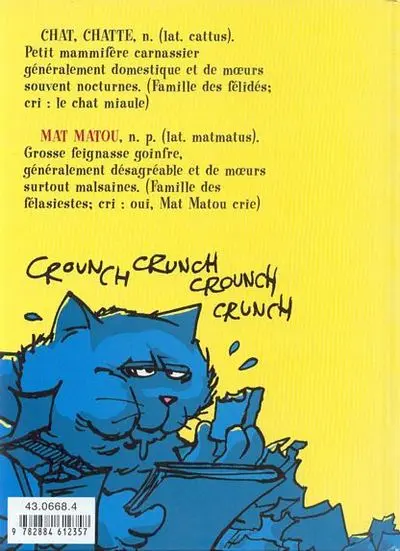 Verso de l'album Mat Matou Tome 1 Mat Matou retombe toujours sur ses pattes