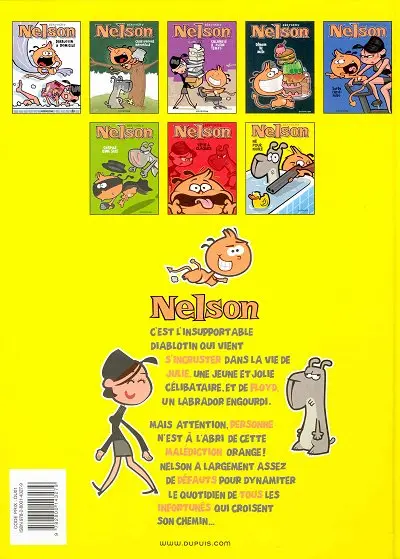 Verso de l'album Nelson Tome 8 Né pour nuire