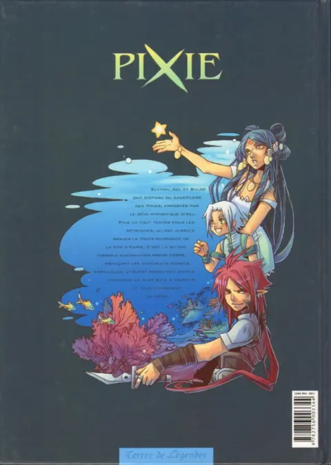 Verso de l'album Pixie Tome 3 Tidia