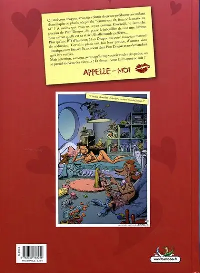 Verso de l'album Plan drague nouvelle génération Tome 2 Franche connexion