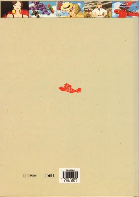 Verso de l'album Porco Rosso La Légende