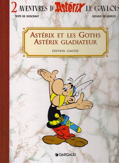 Couverture de l'album Astérix Édition limitée Volume 2 Astérix et les Goths - Astérix gladiateur
