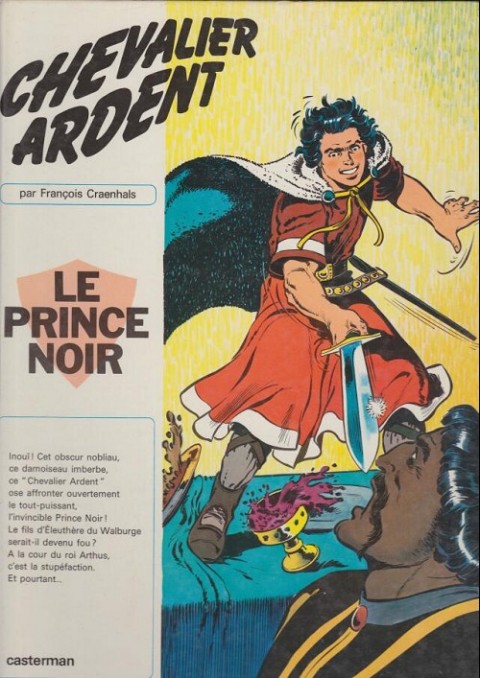 Couverture de l'album Chevalier Ardent Tome 1 Le prince noir