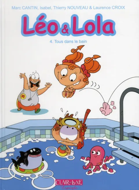 Couverture de l'album Léo & Lola Tome 7 Tous dans le bain