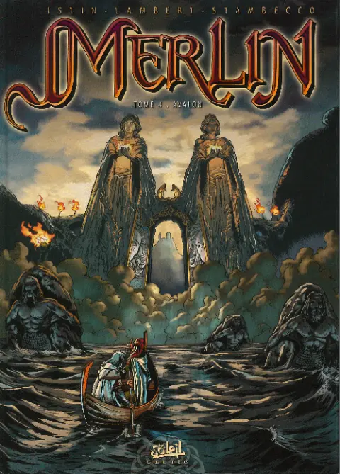 Couverture de l'album Merlin Tome 4 Avalon
