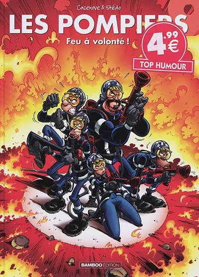 Couverture de l'album Les Pompiers Tome 9 Feu à volonté !
