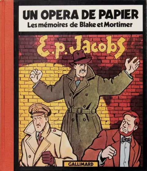 Couverture de l'album Un opéra de papier - Les mémoires de Blake et Mortimer