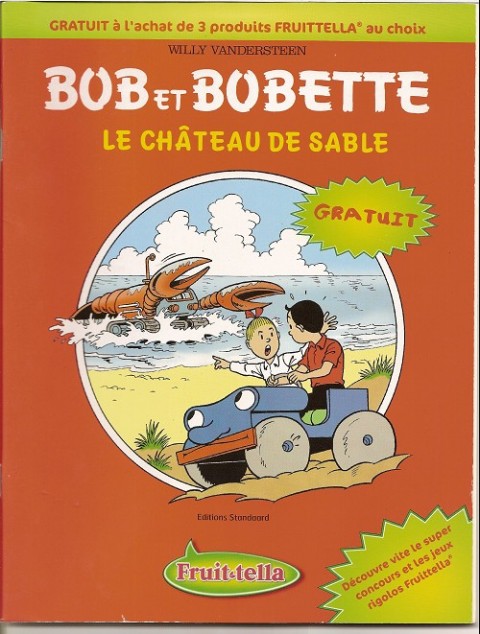 Couverture de l'album Bob et Bobette (Publicitaire) Le château de sable
