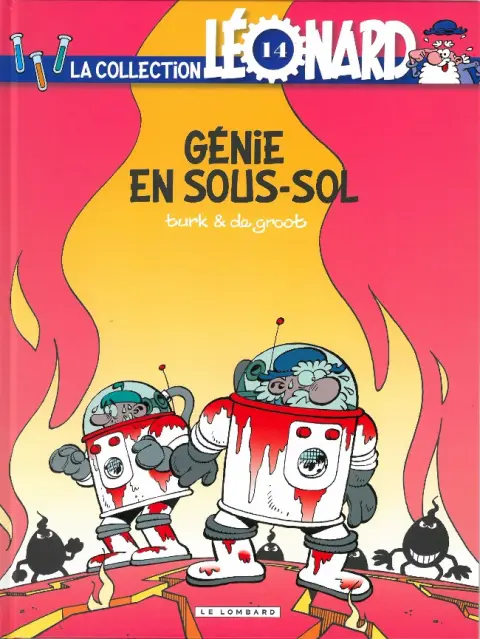 Couverture de l'album La Collection Léonard Tome 14 Génie en sous-sol