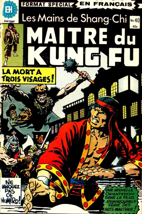 Les Mains de Shang-Chi, maître du Kung-Fu N° 40 L'histoire de War-Yore