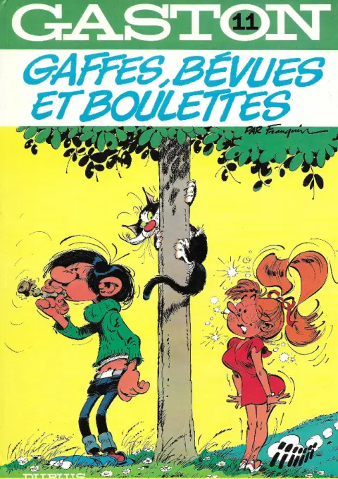 Couverture de l'album Gaston Tome 11 Gaffes, bévues et boulettes
