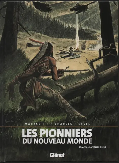 Couverture de l'album Les Pionniers du Nouveau Monde Tome 16 La vallée bleue