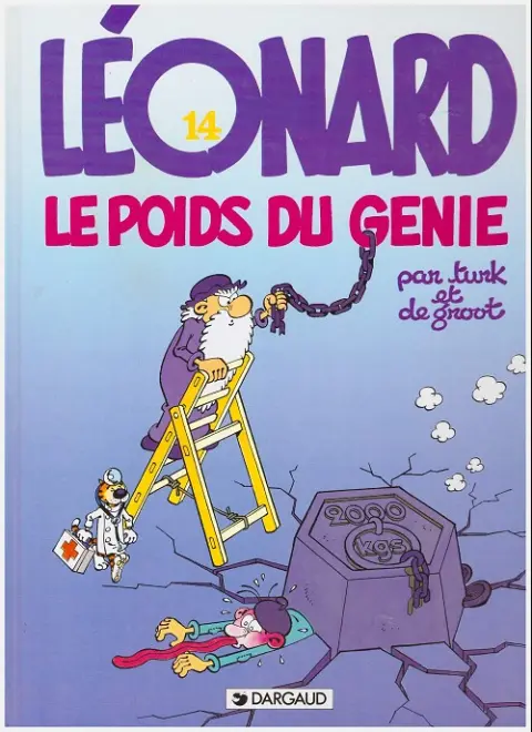 Couverture de l'album Léonard Tome 14 Le poids du génie