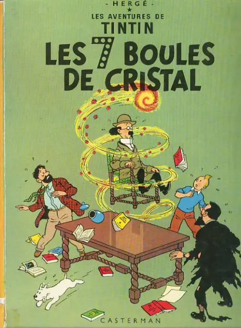 Couverture de l'album Tintin Tome 13 Les 7 boules de cristal