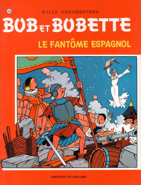 Couverture de l'album Bob et Bobette Tome 150 Le fantôme espagnol