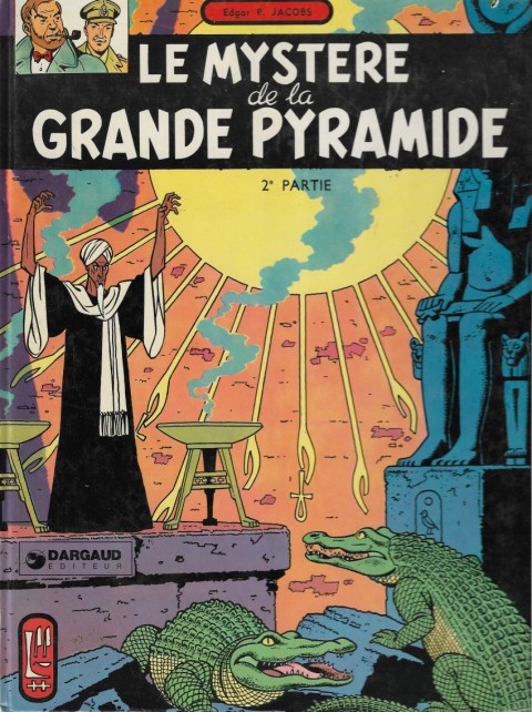 Couverture de l'album Blake et Mortimer Tome 4 Le mystère de la grande pyramide - 2ème partie