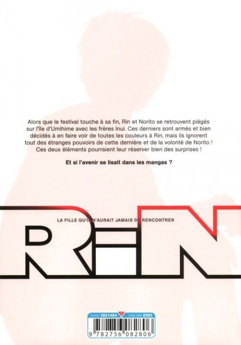 Verso de l'album Rin 8