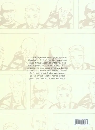 Verso de l'album Roberto