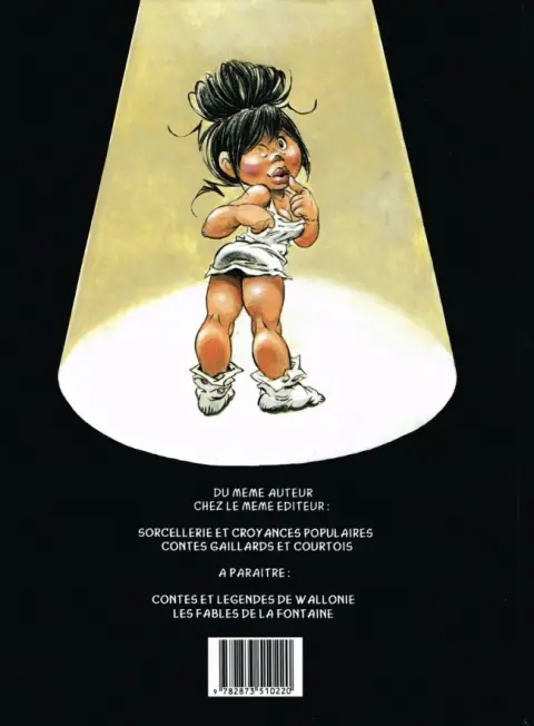 Verso de l'album Saki et Zunie Zunie, enfin seule !
