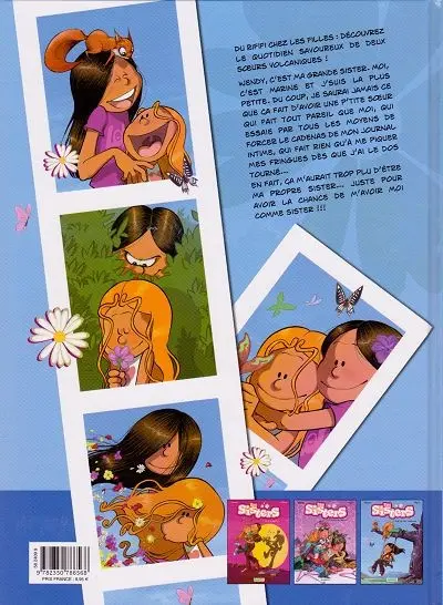 Verso de l'album Les Sisters Tome 3 C'est elle qu'a commencé