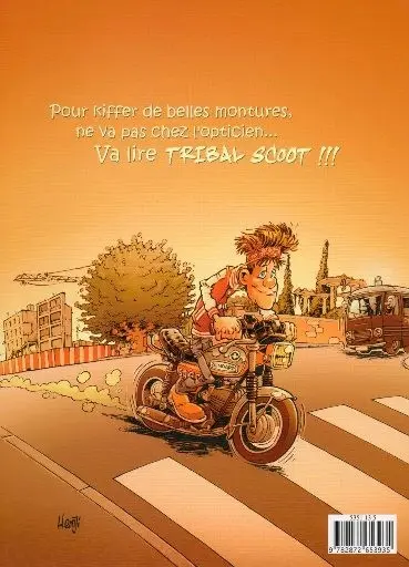 Verso de l'album Tribal scoot Tome 1 Tribal d'un Jour, Tribal Toujours