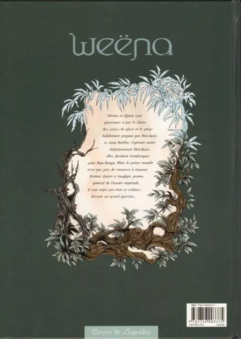 Verso de l'album Weëna Tome 5 Bataille