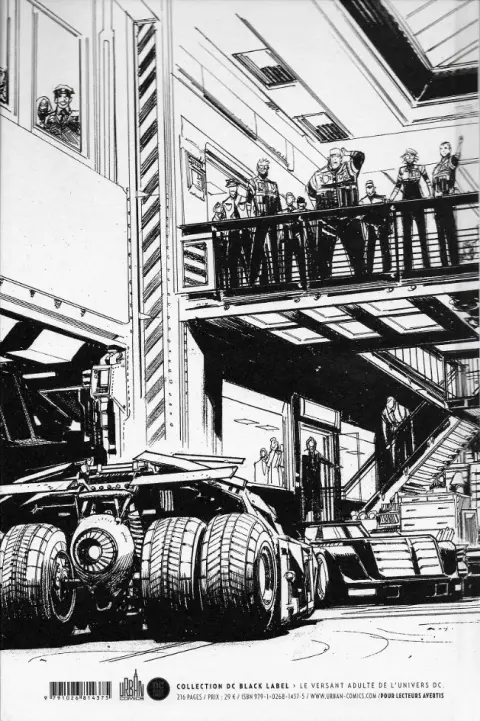 Verso de l'album Batman : White Knight 1