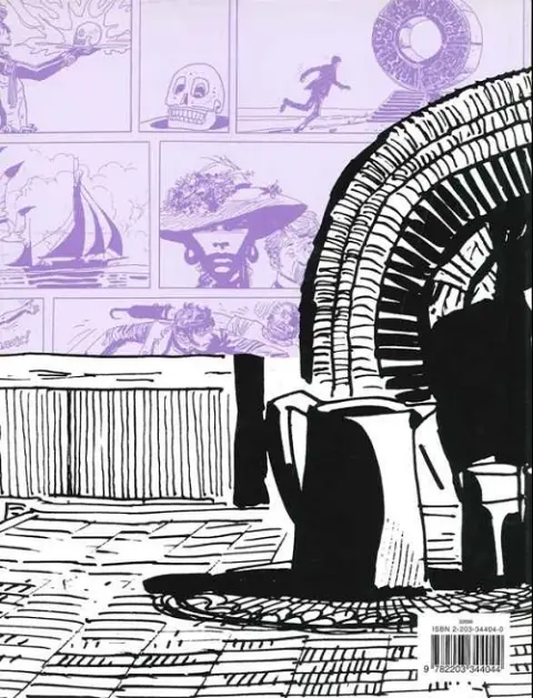 Verso de l'album Corto Maltese Tome 4 Suite Caraïbéenne
