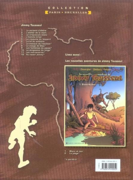 Verso de l'album Les aventures de Jimmy Tousseul Tome 5 Le royaume du léopard