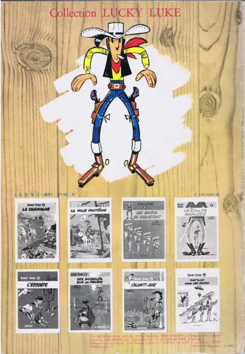 Verso de l'album Lucky Luke Tome 7 L'Elixir du Docteur Doxey