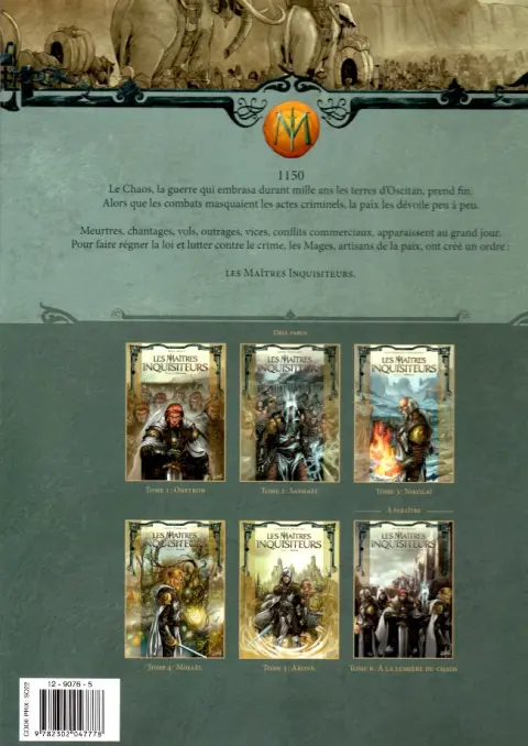Verso de l'album Les Maîtres inquisiteurs Tome 3 Nikolaï