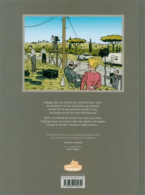 Verso de l'album Mauro Caldi Tome 2 Cinecitta
