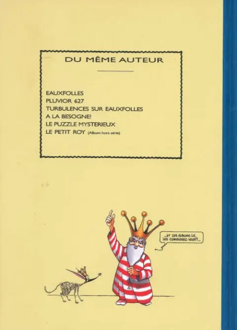 Verso de l'album La Nef des fous Tome 5 Le puzzle mystèrieux