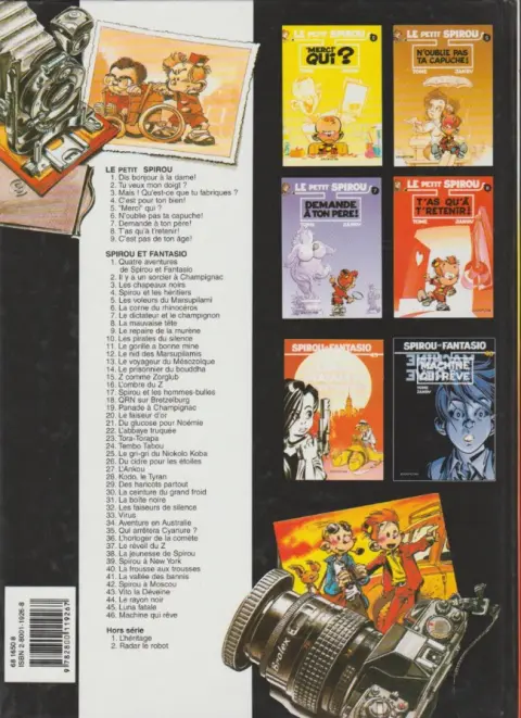 Verso de l'album Le Petit Spirou Tome 3 Mais ! Qu'est-ce que tu fabriques ?