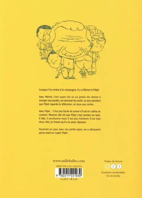 Verso de l'album La Petite famille Tome 3 Le grand ours
