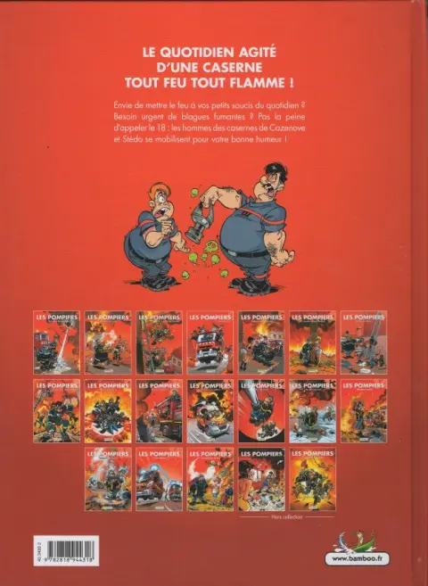 Verso de l'album Les Pompiers Tome 9 Feu à volonté !