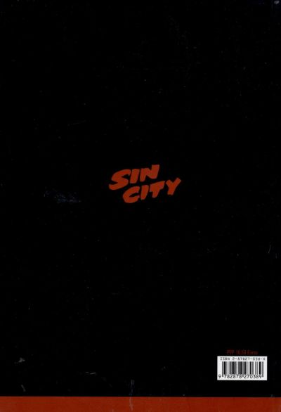 Verso de l'album Sin City Tome 1