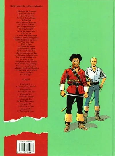 Verso de l'album Barbe-Rouge Tome 30 L'or et la gloire