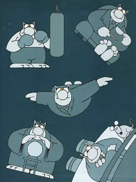 Verso de l'album Le Chat Tout le Chat