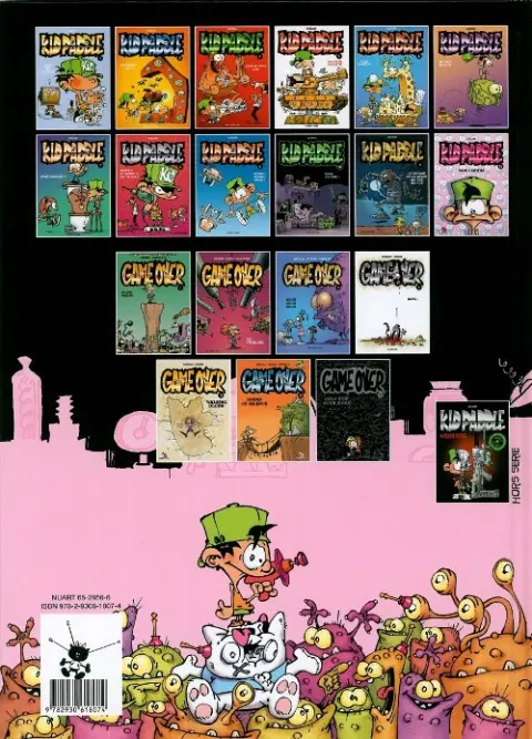 Verso de l'album Kid Paddle Tome 12 Panik Room