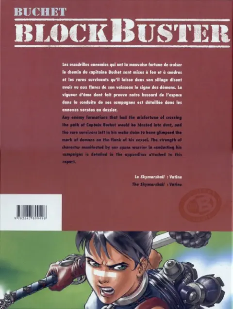 Verso de l'album Sillage BlockBuster