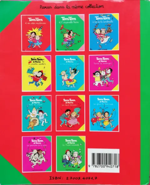 Verso de l'album Tom-Tom et Nana Tome 12 Et que ça saute !