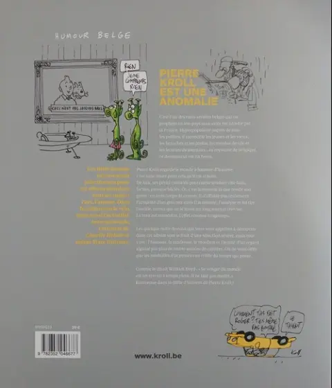 Verso de l'album C'est très drôle et d'ailleurs c'est belge !