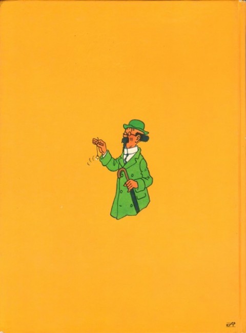 Verso de l'album Tintin N° 18