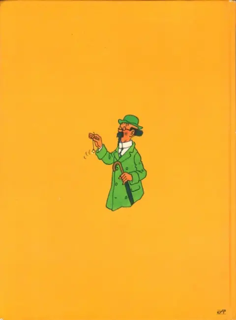 Verso de l'album Tintin N° 18