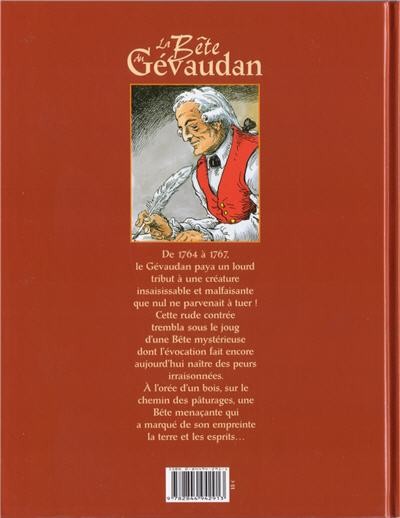 Verso de l'album La Bête du Gévaudan