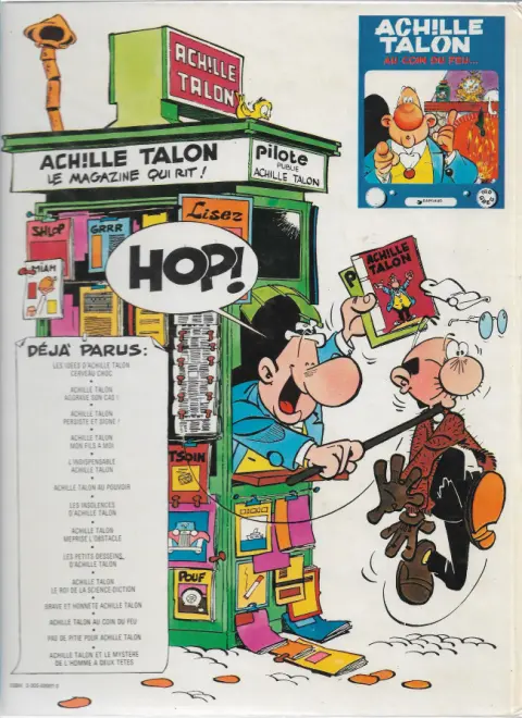 Verso de l'album Achille Talon Tome 8 Achille Talon méprise l'obstacle