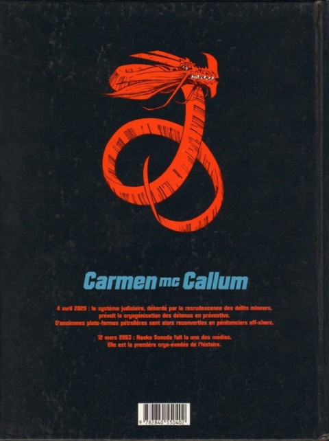 Verso de l'album Carmen Mc Callum Tome 1 Jukurpa