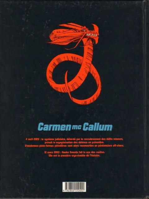 Verso de l'album Carmen Mc Callum Tome 1 Jukurpa