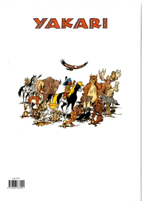 Verso de l'album Yakari Tome 12 Yakari et le coyote